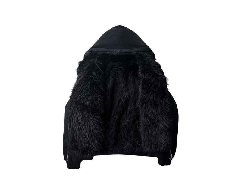 REVERSABLE FUR ZIP UP