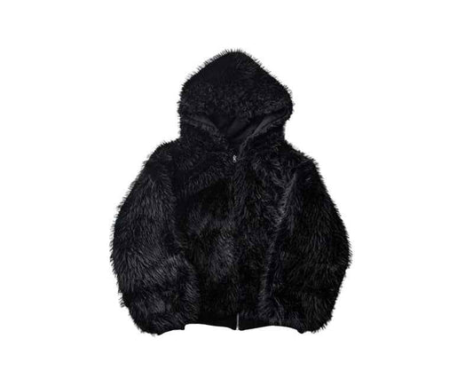 REVERSABLE FUR ZIP UP